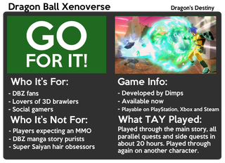 Illustration for article titled Dragon Ball Xenoverse: The TAY Review